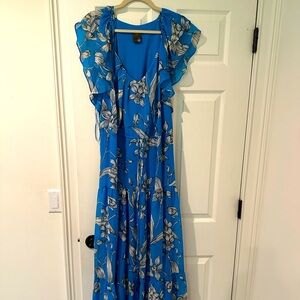 Blue maxi dress